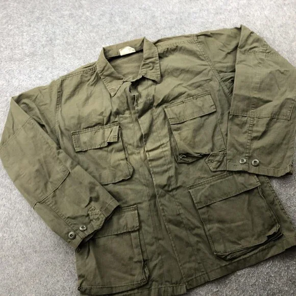 Vintage US Army M65 Field Jacket Mens Small Military Ripstop Coat 80s